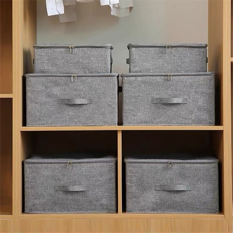 Wardrobe Storage Box Household Clothes Clothes Large Capacity Fabric Foldable Storage Basket Quilt Storage Bag_voghion.com