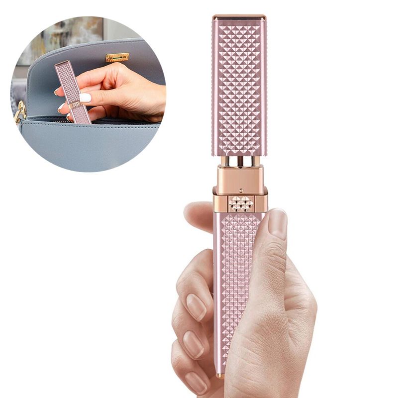 Women Electric Brow Trimmer Razor Hair Remover Facial Face Eyebrow Epilator 2in1_voghion.com