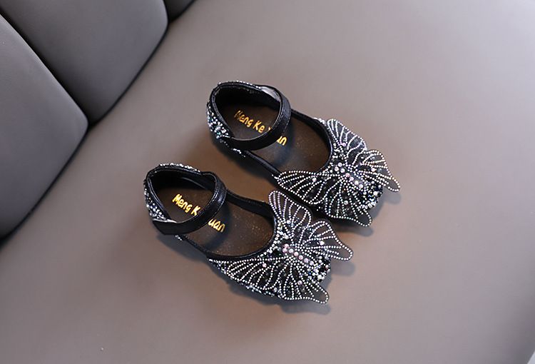 Mode Kleine Große Schleife Quadratischen Mund Dance Performance Schuhe Einzelnen Schuhe Kleine Leder Schuhe_voghion.com