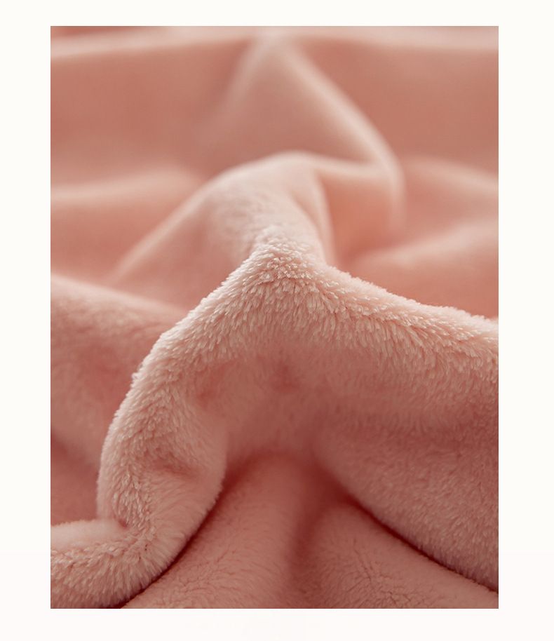Home Textile Blanket Milky Velvet Solid Color Striped Blanket Sofa Blanket Air Conditioning Blanket Cover Blanket_voghion.com