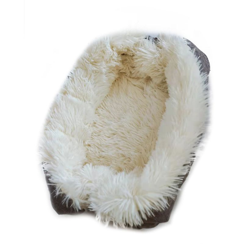 Auto Haustier Dual-Use Hund Lange Plüsch Katzenbett Matte_voghion.com