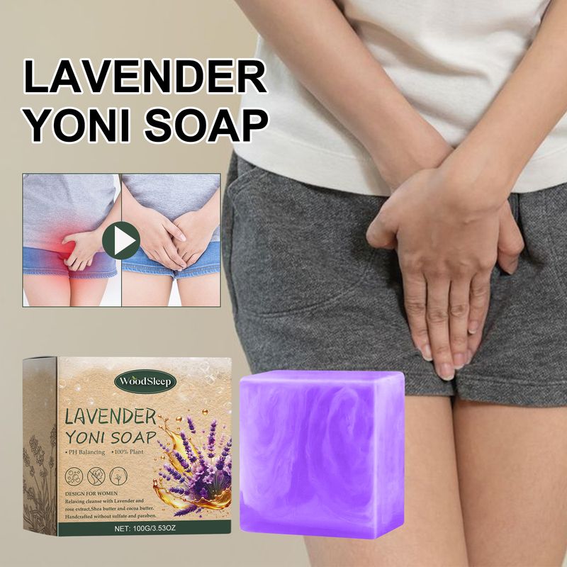 Lavender scented soap relieves itching and discomfort in women's bodies, eliminates odors, and is gentle and moisturizing_voghion.com