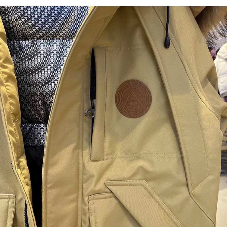 Parka invernale da donna con cappuccio staccabile in pelliccia sintetica, piumino spesso, cappotto lungo antivento e impermeabile per attività all'aperto e spostamenti quotidiani_voghion.com