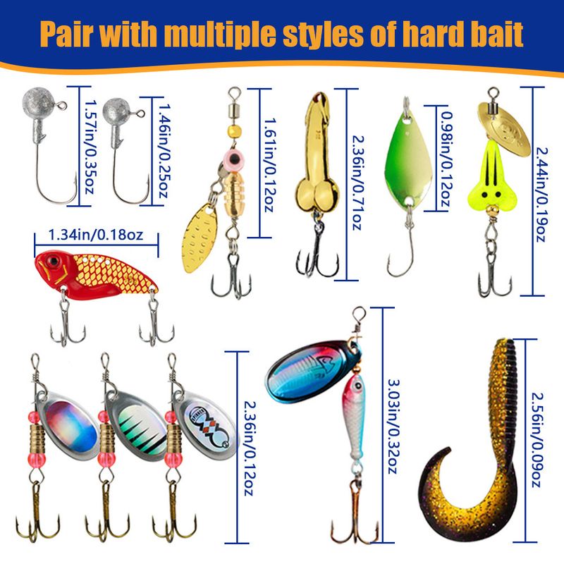 Set di 24 esche morbide per la pesca natalizia, modello 03, per appassionati di pesca._voghion.com