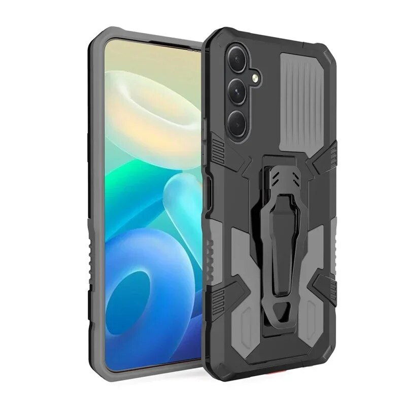 Armor Belt Clip Stand Case For Samsung Galaxy S24 S23 S22 Ultra FE Plus Shockproof Protective Cover Fundas Capa Shell_voghion.com