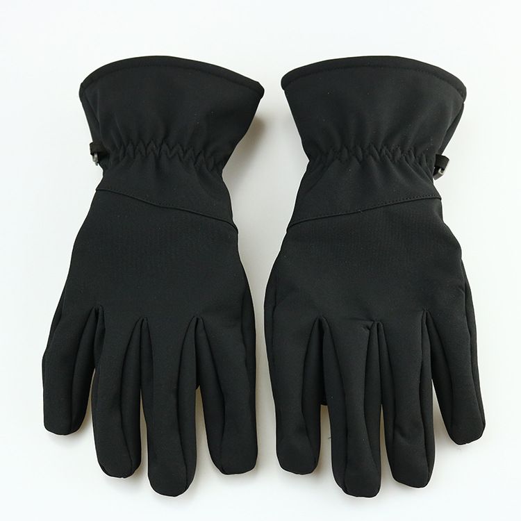 Windproof and waterproof skiing gloves, autumn and winter with plush and thickened touch screen, motorcycle riding gloves_voghion.com