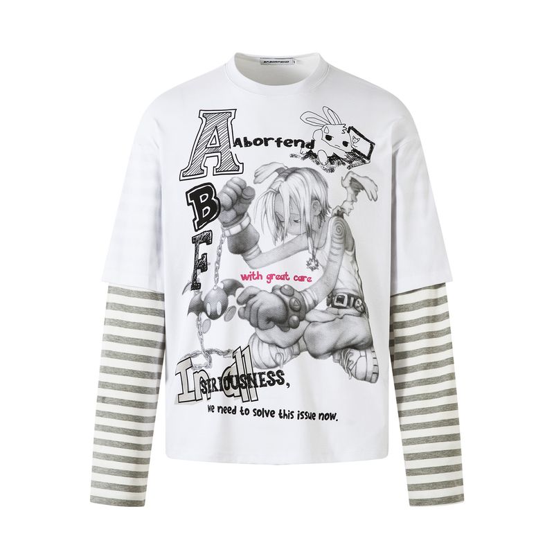 Men's Vintage-Inspired Patchwork Print Tee – Retro Graphic Design, Unisex Streetwear (Sizes S-L, Fall Essential, Hipster & Urban Style)_voghion.com