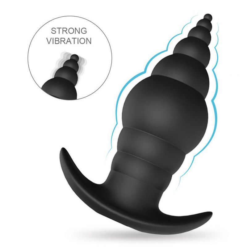 Sihande S117 Cupid Plug anale in silicone con testa a proiettile, massaggiatore anale, plug anale elettrico con vibrazione_voghion.com