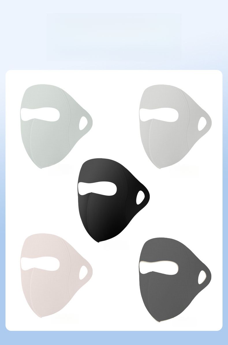 Chu Zhi Wen Full Face UV Protection UPF50 Breathable Skin-friendly Sun Mask_voghion.com