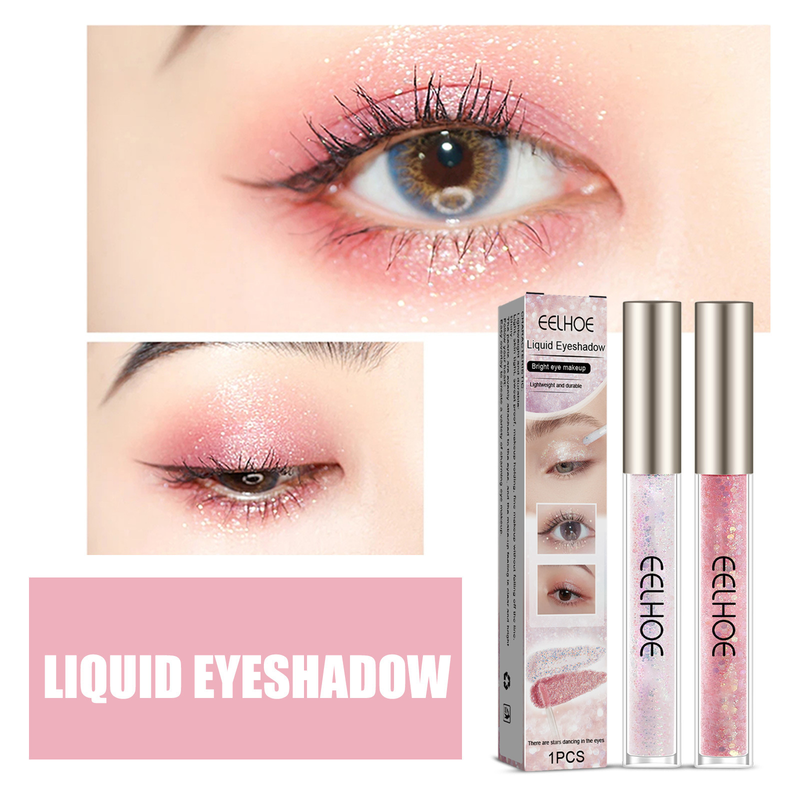 high gloss liquid eye shadow waterproof fine glitter high gloss sleeping silkworm brighten tears eye make up pearl_voghion.com