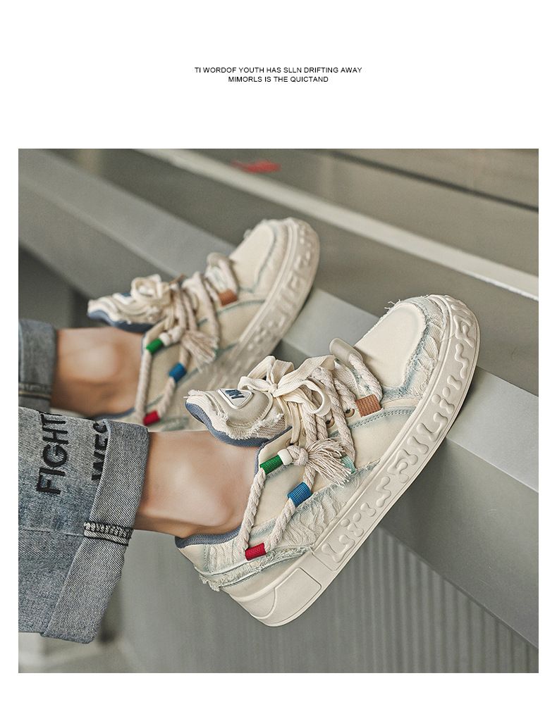Herrenschuhe Boardschuhe Dreadlocks Bread Design Boardschuhe Bequeme Freizeitkleidung_voghion.com