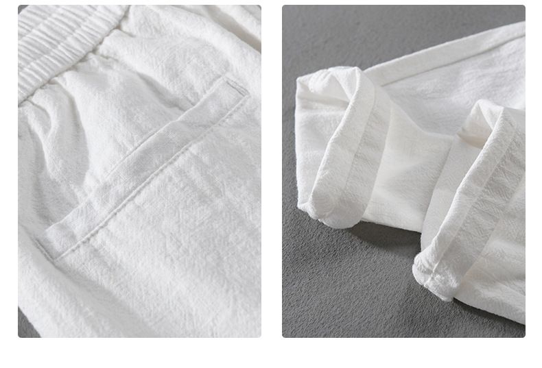 2024 Fréijoer Summer Nei Léngen Cargo Hosen fir Casual Schnür Dënn Grouss Täsch Hosen Streetwear Männer FY7101_voghion.com