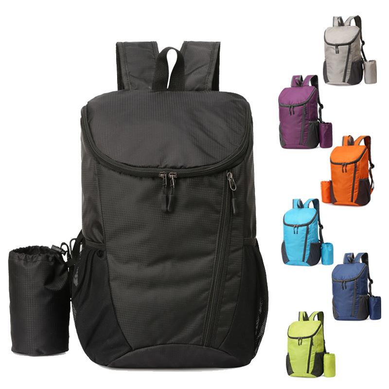 New backpack with large capacity, foldable lightweight and waterproof outdoor bag, travel sports backpack_voghion.com