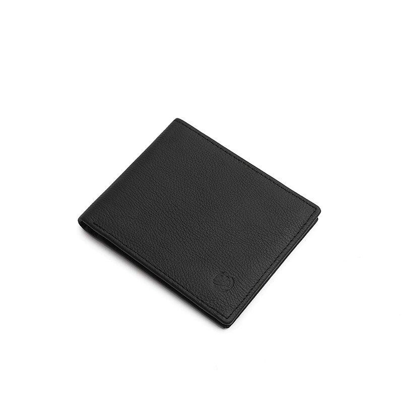 Casual Short Genuine Leather New Men Wallet_voghion.com