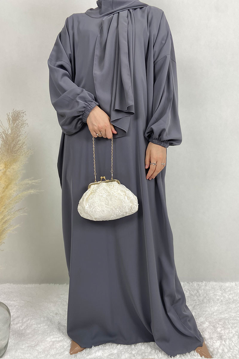 Malaysisches Damen-Kaftan-Kleid im Nahen Osten, Dubai, türkisch, mit Kapuze, langes Kleid_voghion.com