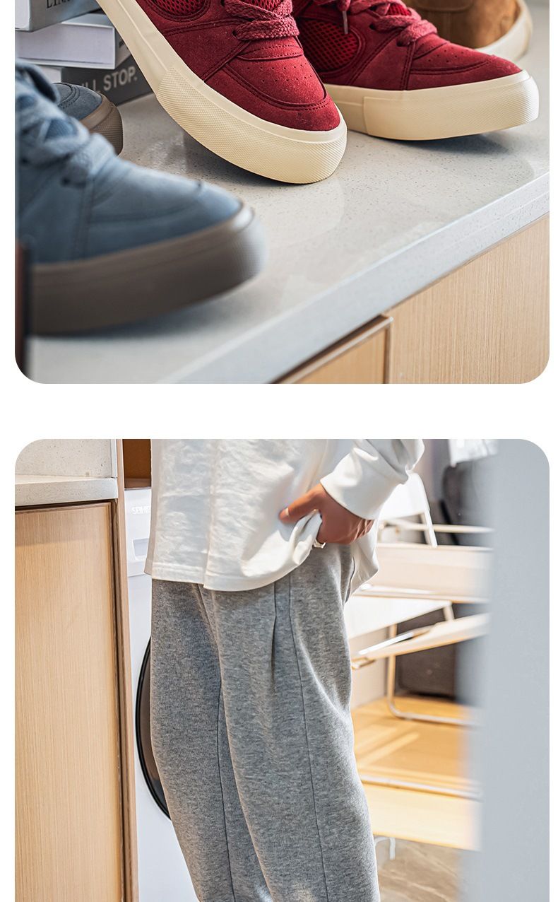 Herren Casual Sneakers Low-Top Atmungsaktive Mode Sportschuhe für den Alltag_voghion.com