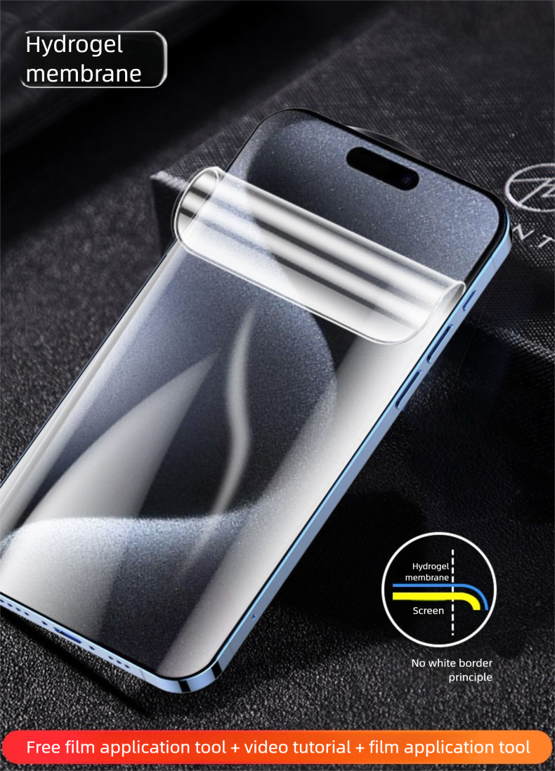 Suitable For Iphone 14 Hydrogel 15 Full 13 Soft Film 12 Phone 16 Pro Max Screen Protector 17 Air_voghion.com