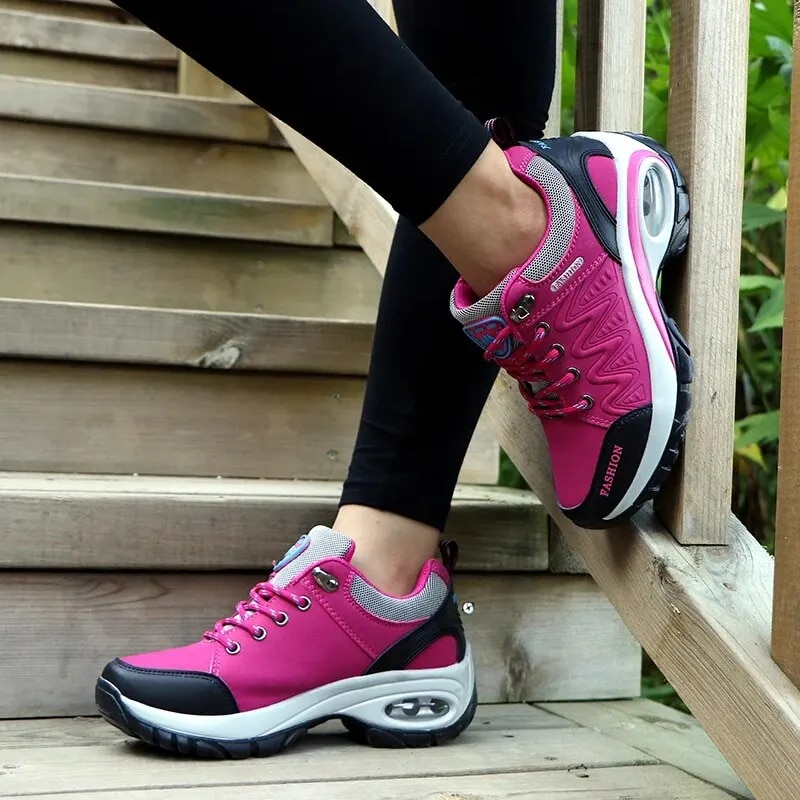 Ladies Sneakers Comfortable Breathable Platform Fashion Lace Up Female Casual Shoes For Women Outdoor Short Boots_voghion.com