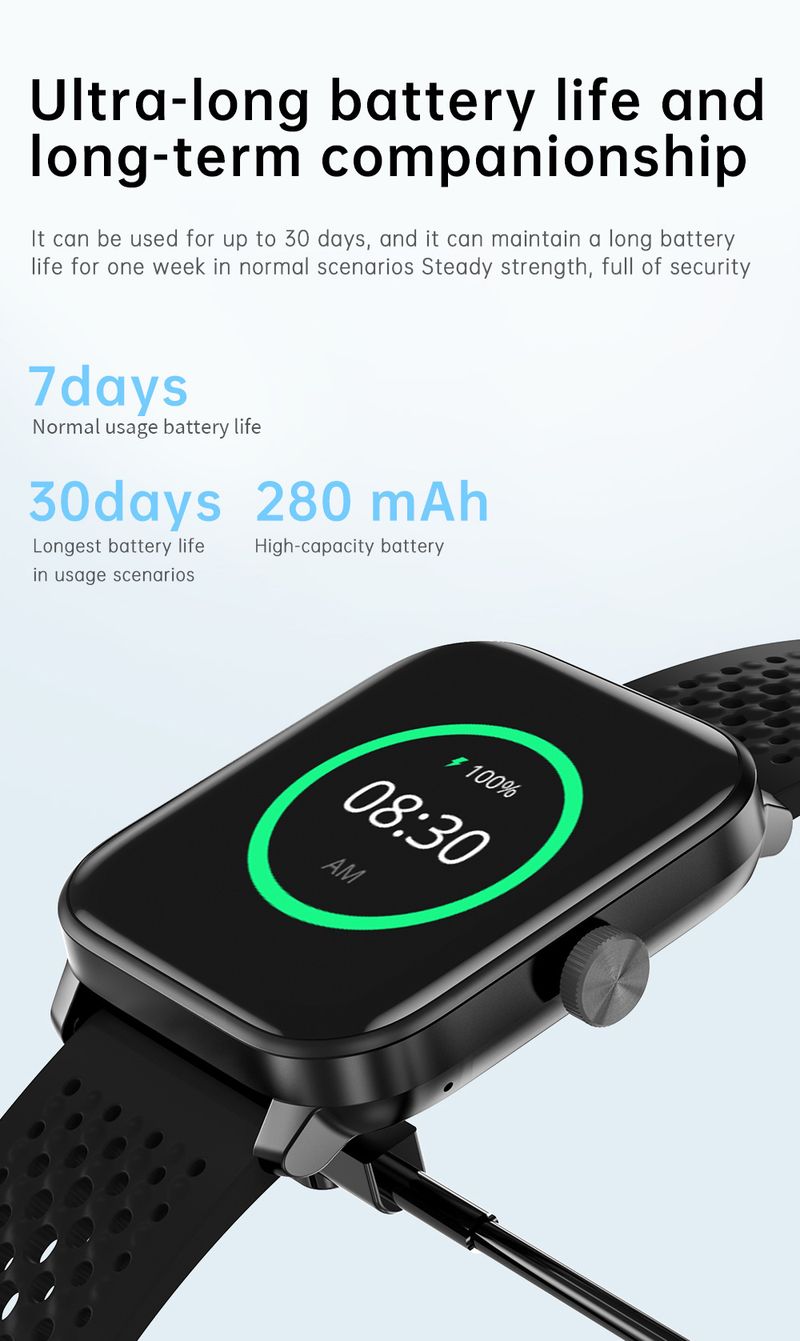 Akıllı Saatler Bluetooth Aramalar Kalp Atış Hızı Müzik Kontrolü Akıllı Bileklikler Spor Saatleri_voghion.com