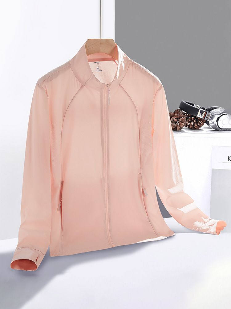 Unbeatable Quality 2025 Summer Couple High Quality Sunscreen Men, Cool, Breathable, Elastic Stand Up Neck Ice Silk Skin For Women, Fishing_voghion.com