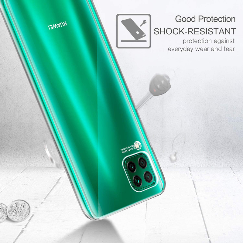 Prozirna silikonska maska za telefon Huawei P50 P40 P30 P20 Lite Nova 8 7 Pro 6 SE 5G Ultra tanka mekana maska za P Smart 2021 20_voghion.com