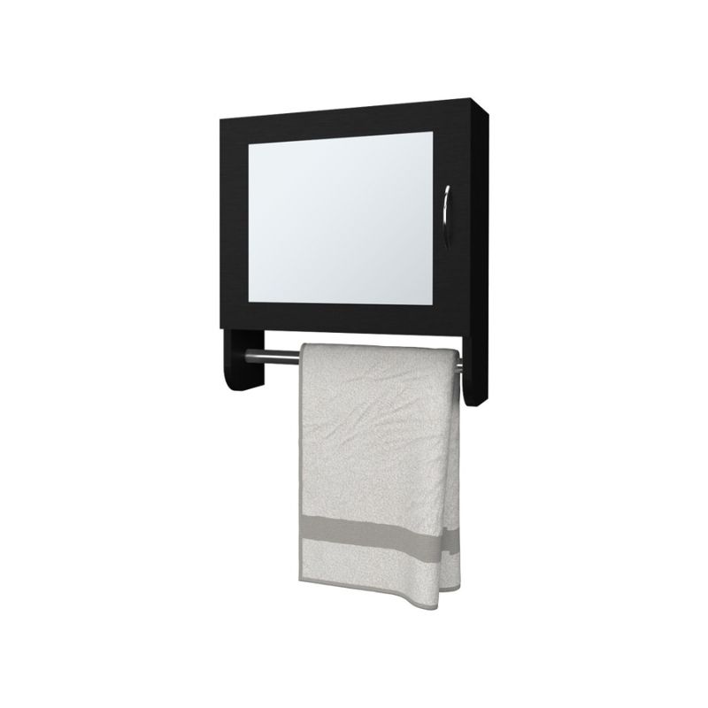 Con e un mobile in melamina incluso specchio per medicinali asciugamano in pino nero bar_voghion.com