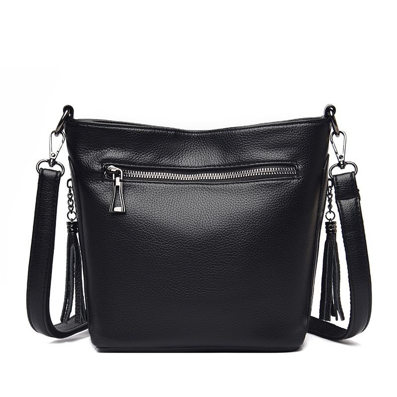 Borsa a tracolla in pelle di canguro con nappa, stile alla moda, piccola, patchwork, elegante, 2024_voghion.com