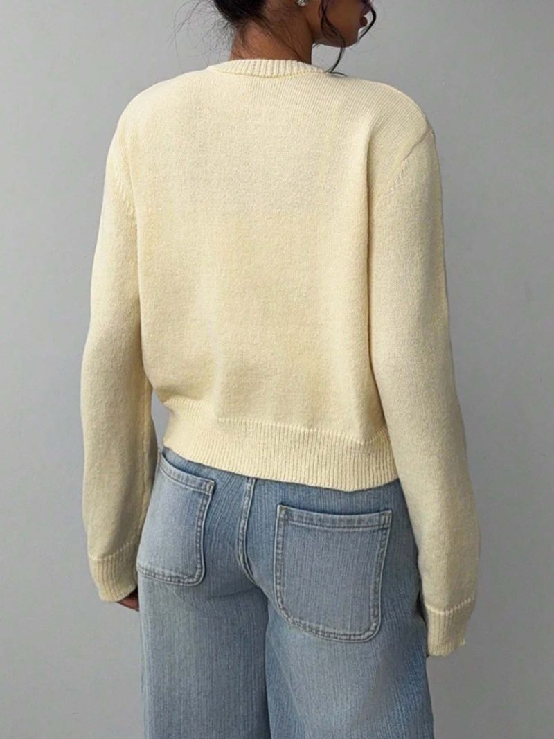 Cardigan feminino de malha macia – Blusa grande de manga comprida com frente aberta, ajuste confortável e elegante_voghion.com