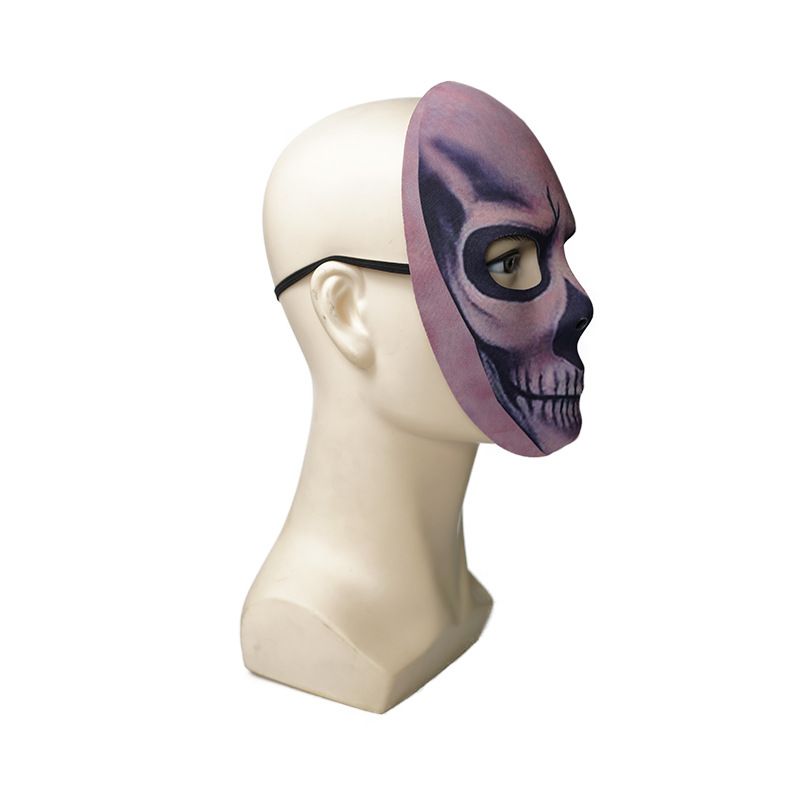 Maschera per il trucco di Halloween, trucco facile e veloce, ballo di fine anno, spettacolo teatrale, trucco spaventoso, maschera leggera, trucco abbinato_voghion.com