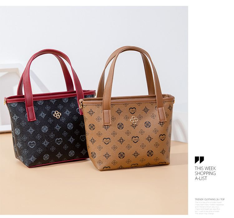 Women's bag 2023 new printing fashion trend handbag one shoulder straddle women's bag_voghion.com