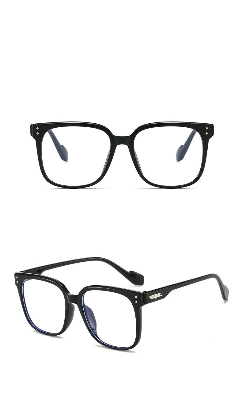 Ochelari de vedere mari anti-albastru la modă pentru femei și bărbați, lentile transparente, ochelari optici neregulați, ramă_voghion.com