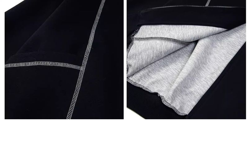 Unisex Embroidered Hoodie – Oversized Zip-Up Streetwear (Ash Grey/Black/Navy, M-3XL)_voghion.com