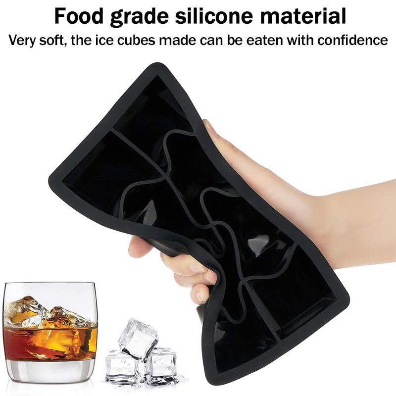 4/6/8/15 Grid Big Giant Jumbo Large Food Grade Silicone Square Mold DIY Maker Ice Cube Tray_voghion.com