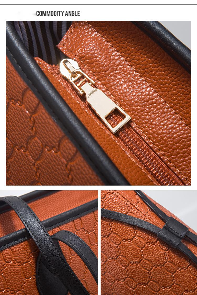Tote Bag 2023 Fashion New High-quality Large-capacity Three-piece Set Ladies Handbag Card Holder Shoulder Messenger Bag_voghion.com