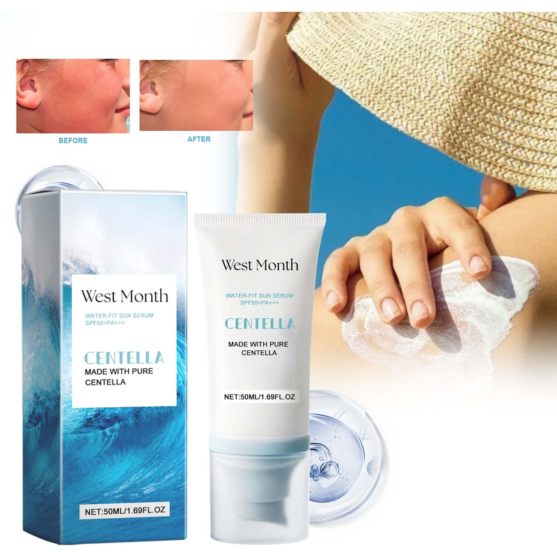 West&Month Protective Body Hydraterende en isolerende UV-oliecontrole Verfrissende verzorgingscrème_voghion.com