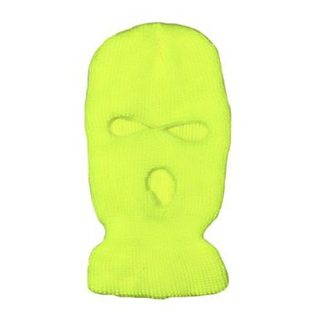 LazyZoom Three-Hole Knitted Hat For Men And Women Winter Warm Cold-Proof Face Mask Colorful Balaclava_voghion.com