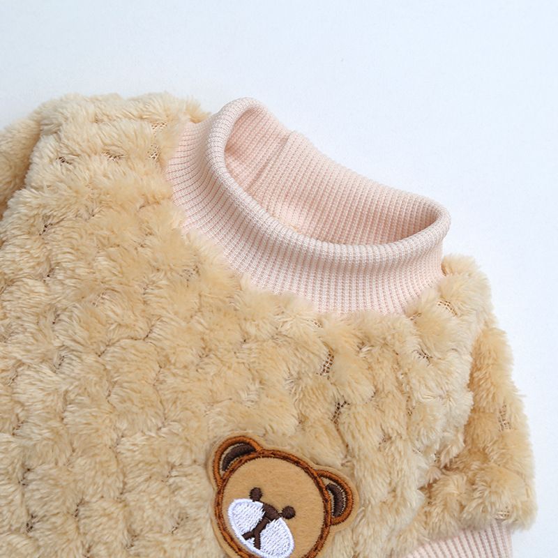 Ropa para perros pequeños y grandes, ropa para gatos, otoño e invierno, nuevos suministros para mascotas, ropa de vellón, método, cubo, ropa de dos patas, cuadros_voghion.com