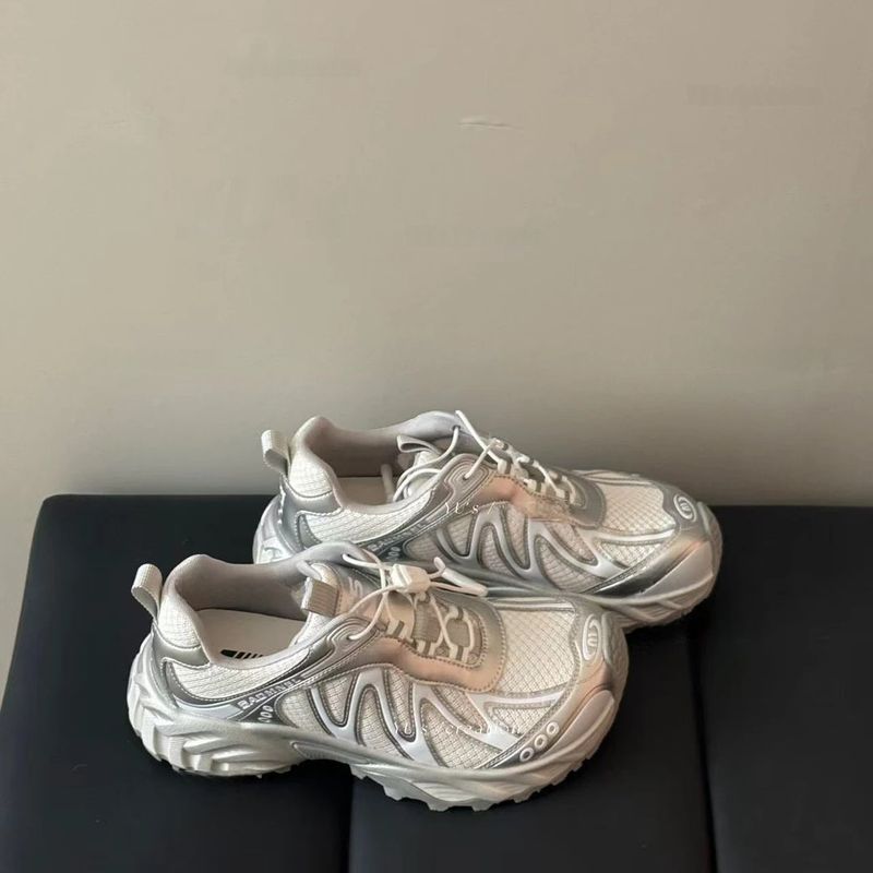 Lazy Dad Damen Sneakers 2025 Neue Mode Multifunktionale Mesh Atmungsaktive Wanderschuhe Outdoor Casual_voghion.com