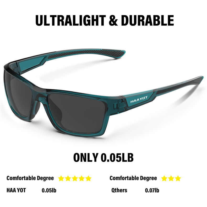 SUUKAA Héich Qualitéit Polariséiert Sonnebrëller Fëscherei Brëll Sport Brëller fir Männer Fraen Outdoor Vëlo Camping Fueren_voghion.com