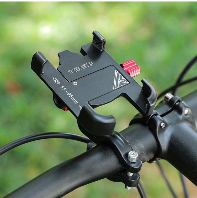 Sports & Entertainment aluminum alloy bicycle mobile phone holder mountain road handlebar riding shockproof navigation special bracket_voghion.com