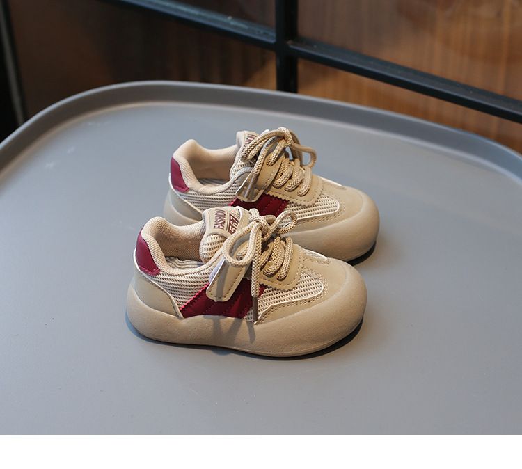 Kids' Sneakers Boys' Breathable Mesh Shoes Girls' Preppy Shoes Medium Kids' Soft-soled Sneakers_voghion.com