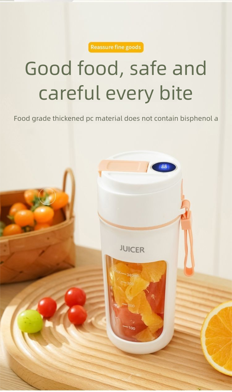 Electric Mini Small 10 Household Portable Blade Fruit Juicer Juice Machine Multi-Functional_voghion.com