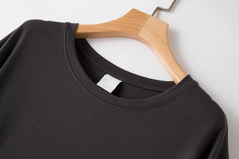 T-shirt retrò da donna a maniche corte stampata con lettera per bambini con luna sciolta_voghion.com