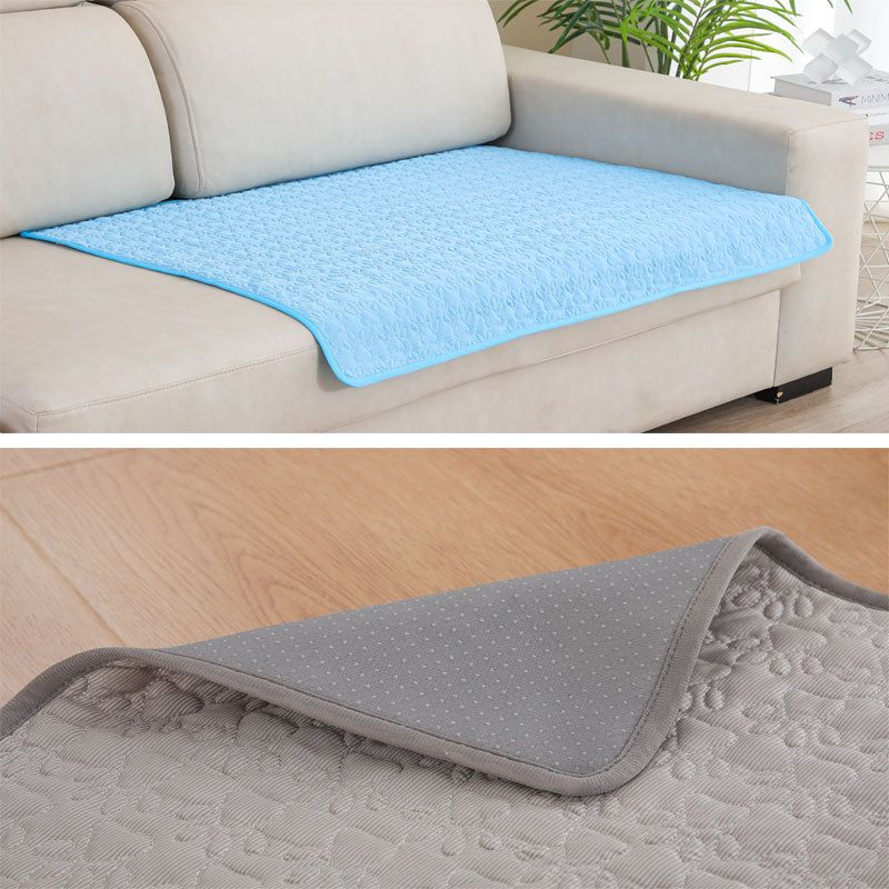 Cama refrescante y transpirable de seda para gatos, ideal para el verano, resistente a las mordeduras._voghion.com