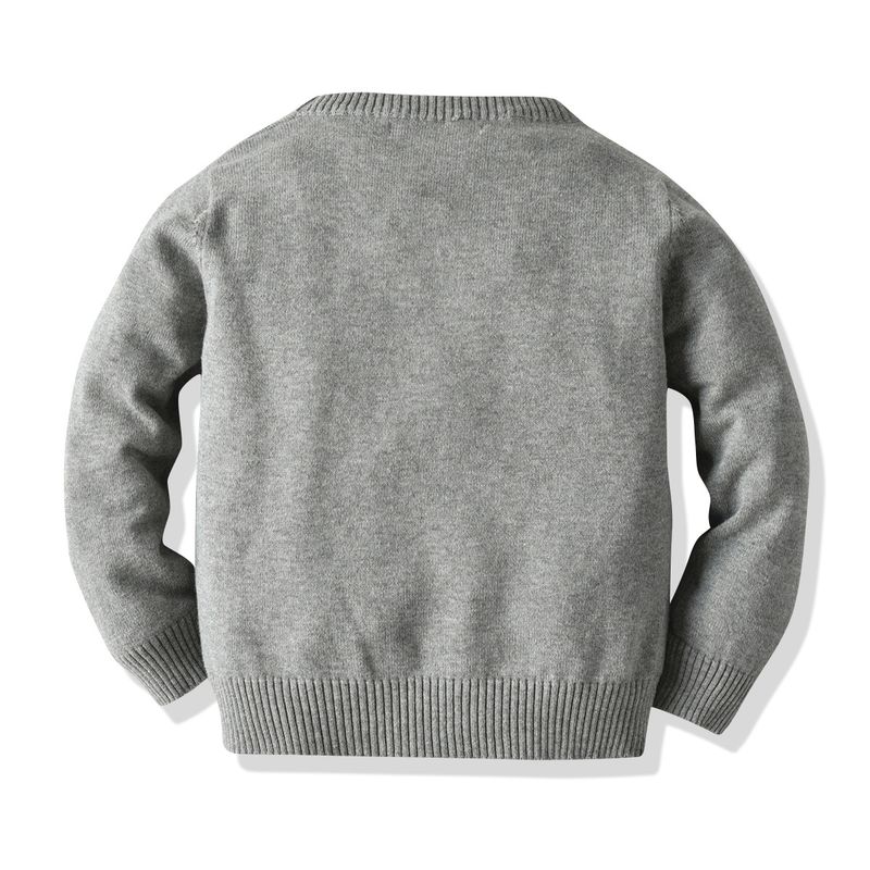 Abbigliamento per bambini Bambini neonato camicia a maniche lunghe in cotone maglione pantaloni elasticizzati abito quattro pezzi ragazzi autunno e inverno vestito completo_voghion.com