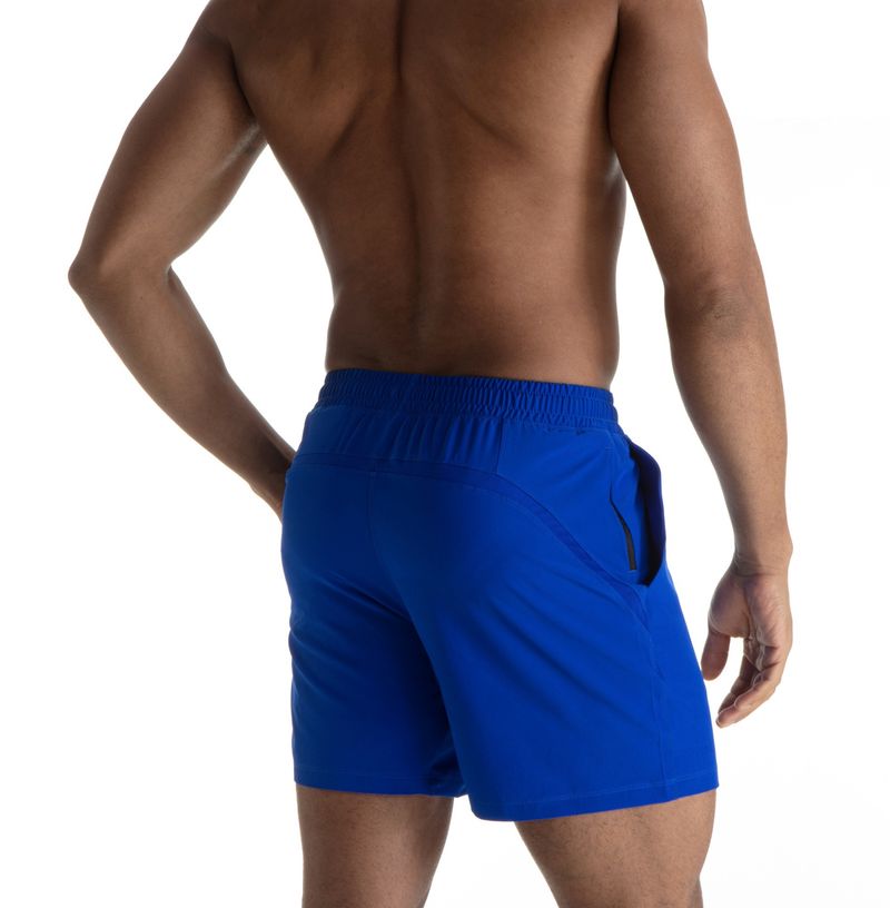 Men's Mesh Panel Running Shorts - Quick-Dry & Breathable For Gym Basketball & Outdoor Workouts (Black/White)_voghion.com