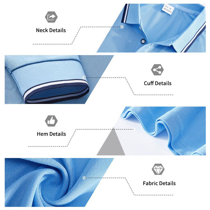 Men's Breathable Jacquard Polo Shirt - Loose Fit Long Sleeve Casual Top For Golf & Everyday Wear_voghion.com