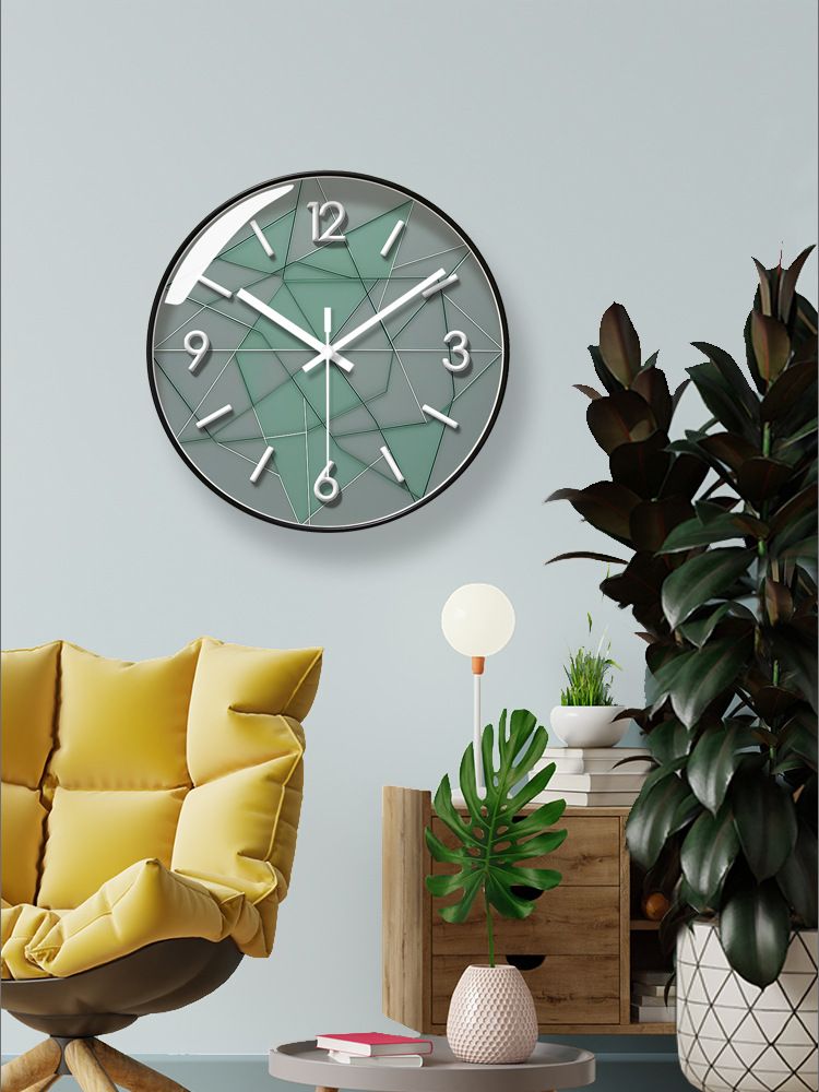 Yipula 7066 Einfache neue Stil Wohnzimmer kreative stille personalisierte Schlafzimmer Home Wanduhr_voghion.com