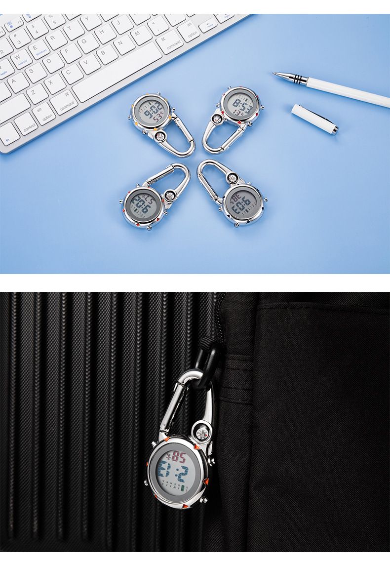 Watch Pendant Multifunctional Metal Mountaineering Watch Hook Watch Mountaineering Multi-gauge Metal Outdoor Watch_voghion.com