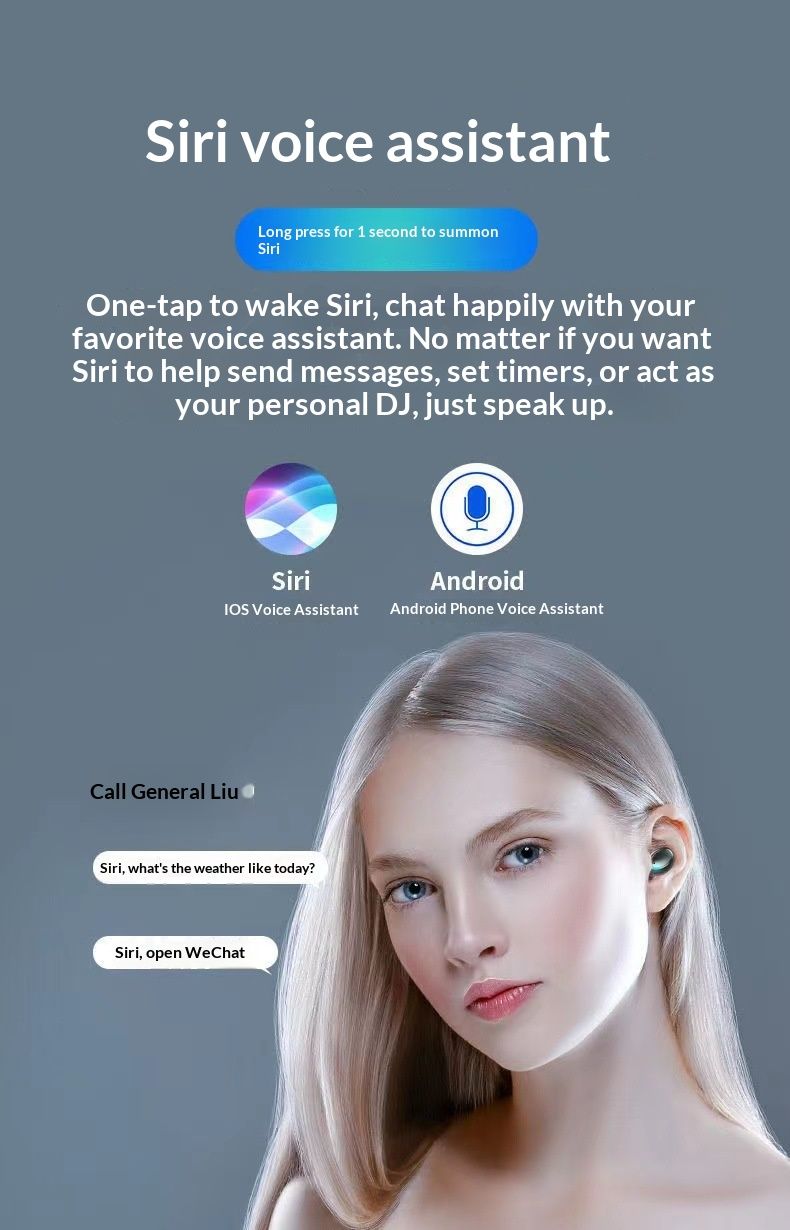 NeoGear F9 Neue grenzüberschreitende E-Commerce-fähige Dual-Ohrhörer mit digitalem Display, Powerbank-Funktion, Bluetooth 5.0 und intelligenter Geräuschunterdrückung_voghion.com